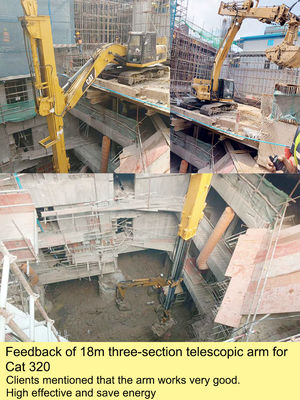 Armatura a scarico per escavatori