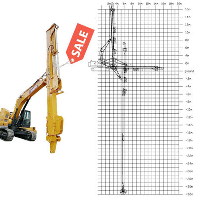 Braccio telescopico Clamshell con Clamshell Bucket Grapple Digging House Foundation