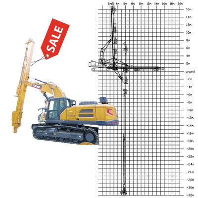 Telescopico escavatore Boom Telescopico Dipper Arm Con Clamshell secchio