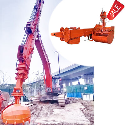 Escavatore telescopico con secchio per gatti Hitachi