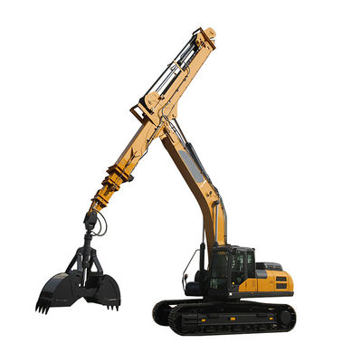 Escavatore telescopico con secchio per gatti Hitachi
