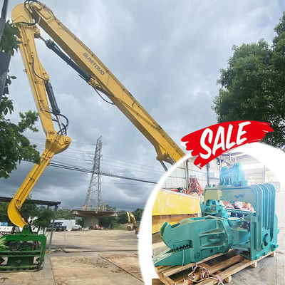 20m 22m Pile driver idraulico Attachment per braccio di guida del pile escavatore