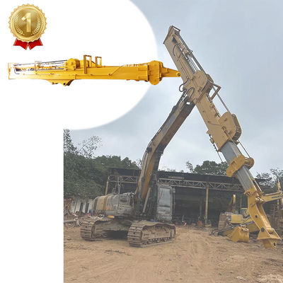 Escavatore con braccio telescopico da 25m 30m 32m, braccio telescopico per Cat 390