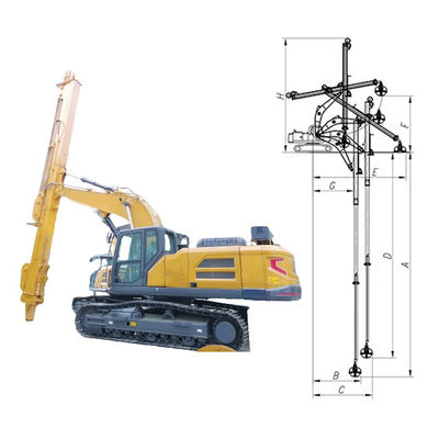 Top 1 BS900E Escavatore Braccio telescopico Telescopico Dipper per Escavatore