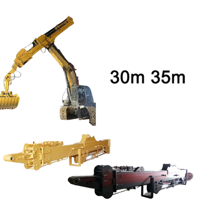 Top 1 Telescopic Boom per scavatore Dipper Arm Telescopic Arm con Clamshell Bucket