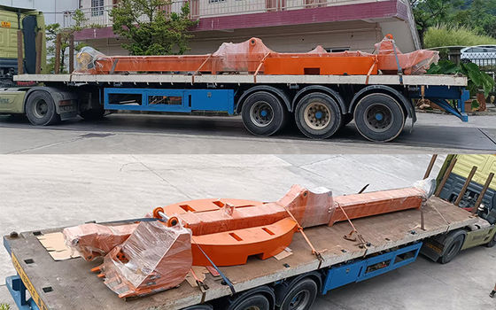 Escavatore a lungo raggio, bastone, braccio e porta 14m 16m 18m