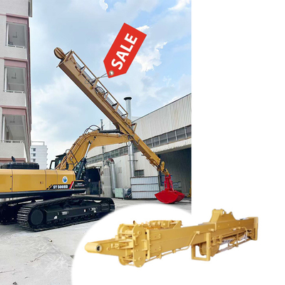 Braccio telescopico da 30m 32m in vendita con benna mordente da 1,5 mc
