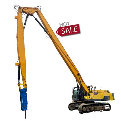 Braccio demolizione a tre sezioni da 16-20 metri per escavatori ZX250 ZX260 ZX330 per macchine edili