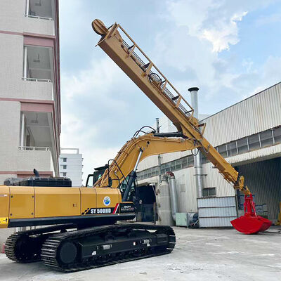 Excavator Long Reach Boom e braccio telescopico lunghezza regolabile