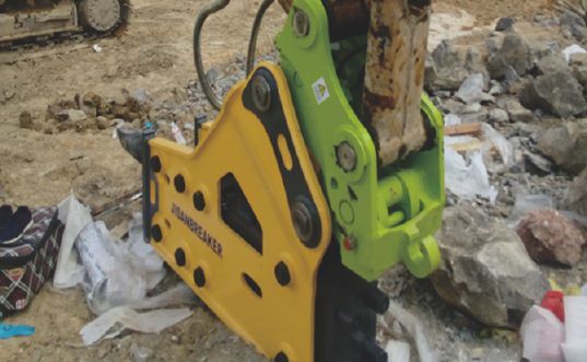 Attacco rapido inclinabile per escavatore idraulico con cambio benna 6-8T, inclinazione motorizzata, attacco rapido rotante per escavatore