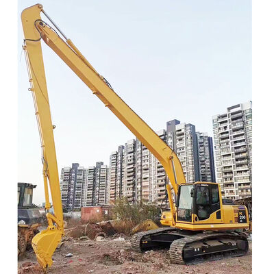Braccio Escavatore a Lunga Portata con Pinza per Roccia Heavy-Duty — Soluzione Ottimale per Argini Fluviali e Lavori su Dighe