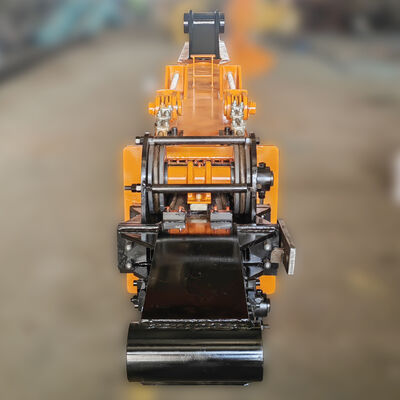 High-Reach Excavator Telescopic Arm | Deep Pit Excavation & Grab Attachments