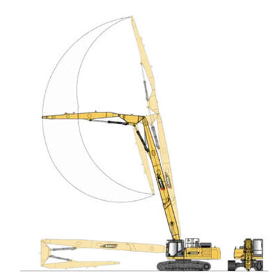 Escavatore Demolitore a Lunga Portata Lavori di Demolizione Escavatori