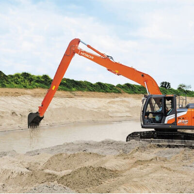 Braccio Escavatore a Lunga Portata con Pinza per Roccia Heavy-Duty — Soluzione Ottimale per Argini Fluviali e Lavori su Dighe